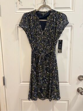 MSK floral dress